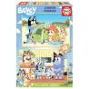 Set di 2 Puzzle Educa Legno 50 Pezzi