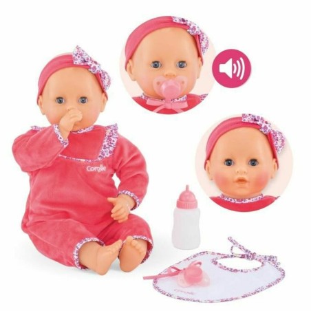 Bambolotto Bebè con Accessori Corolle Lila Chérie con suono