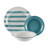 Servizio di Piatti Versa Azzurro 26,5 x 26,5 cm 18 Pezzi