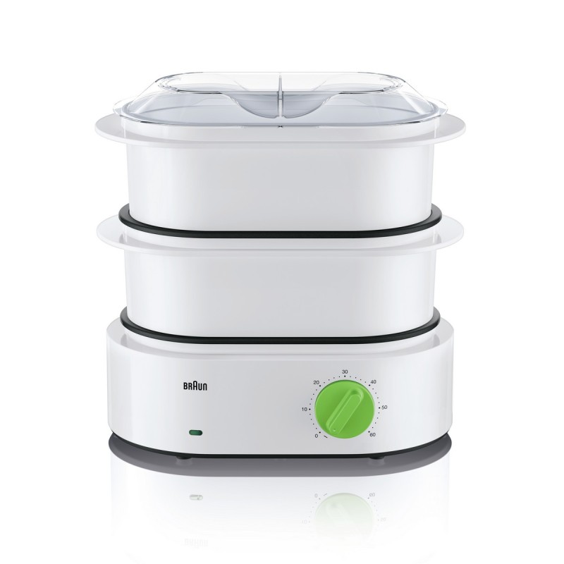 Vaporiera Braun FS 3000 850 W Bianco/Verde Bianco Policarbonato 850 W Vaporiera Braun FS 3000 850 W Bianco/Verde Bianco Policarbonato 850 W