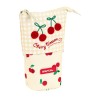 Astuccio Portapenne Safta Cherry Beige (8 x 19 x 6 cm)