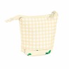 Astuccio Portapenne Safta Cherry Beige (8 x 19 x 6 cm)