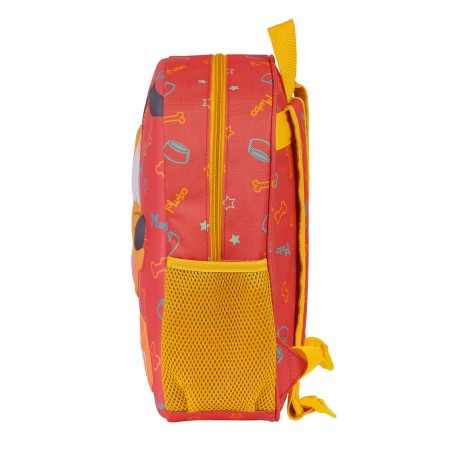 Zaino per Bambini 3D Clásicos Disney Pluto Arancio 27 x 33 x 10 cm