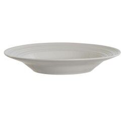 Piatto Fondo DKD Home Decor Bianco Porcellana 20 x 20 x 3 cm