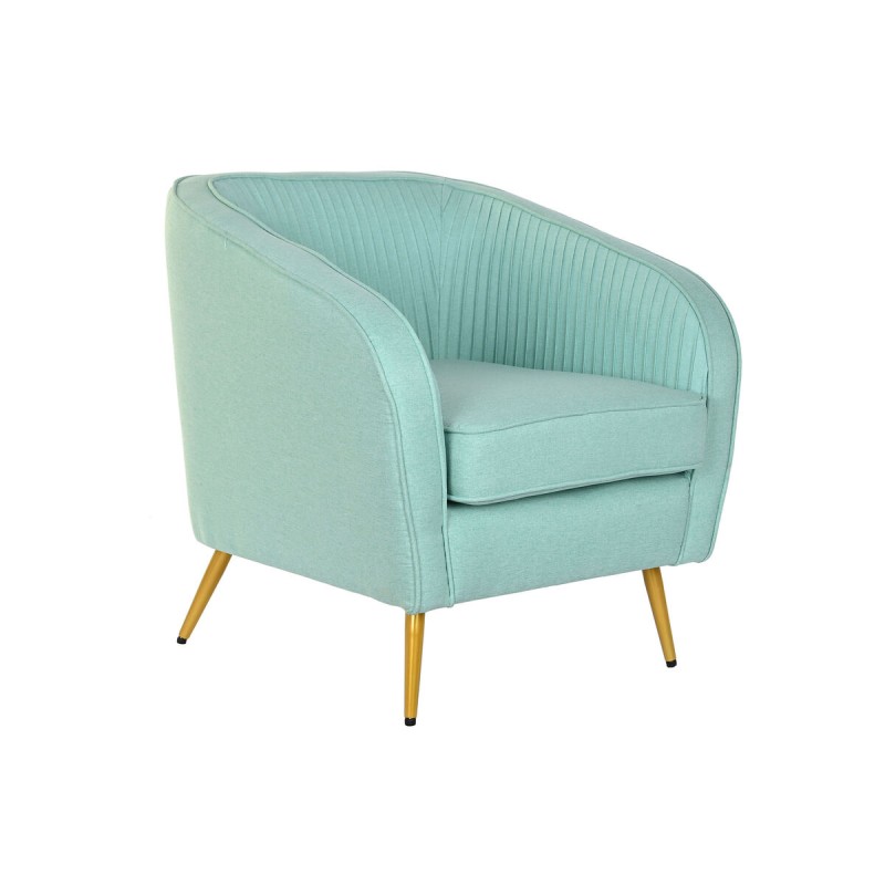 Poltrona DKD Home Decor Verde Dorato Metallo 70 x 68 x 73 cm Poltrona DKD Home Decor Verde Dorato Metallo 70 x 68 x 73 cm