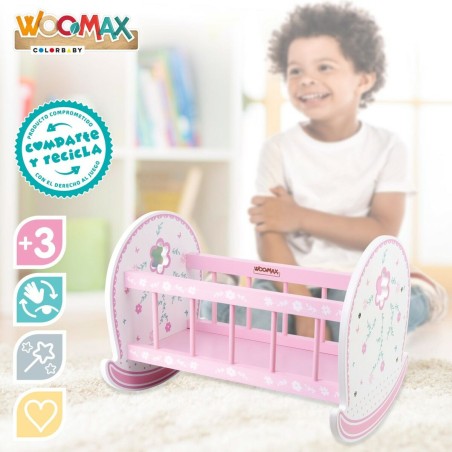 Culla per Bambole Woomax 2 Unità 47 x 35 x 35 cm