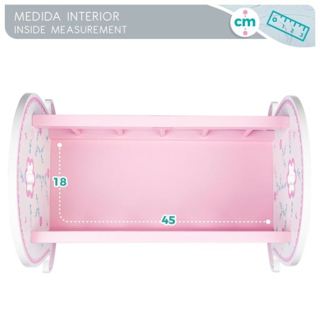 Culla per Bambole Woomax 2 Unità 47 x 35 x 35 cm
