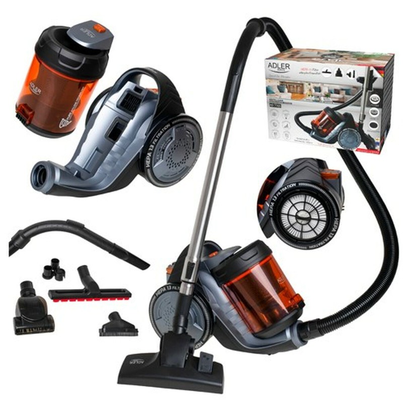 Aspirapolvere Adler AD 7065 Nero Arancio 700 W 3000 W Aspirapolvere Adler AD 7065 Nero Arancio 700 W 3000 W