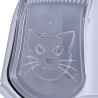 Lettiera per Gatti Diamentiq 4004508810DIA Bianco Grigio Plastica 40 x 38,7 x 55,5 cm