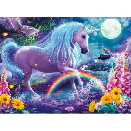 Puzzle Ravensburger 12980 Unicorno Porporina XXL 100 Pezzi