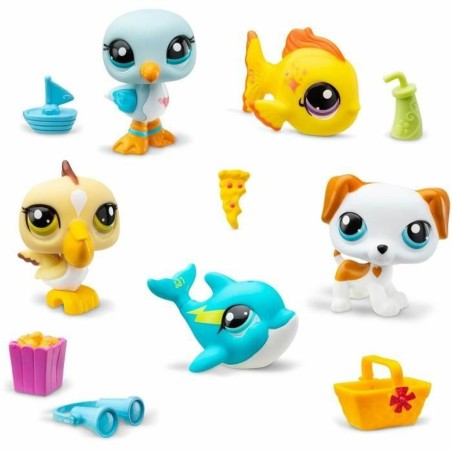 Figure di animali Bandai Littlest Pet Shop Plastica
