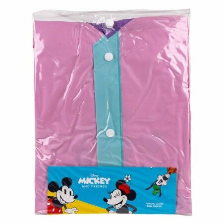 K-Way Impermeabile con Cappuccio Minnie Mouse Lilla