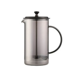 Teiera Feel Maestro MR-1861-1000 Nero Trasparente Acciaio inossidabile Vetro Borosilicato 1 L