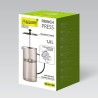 Teiera Feel Maestro MR-1861-1000 Nero Trasparente Acciaio inossidabile Vetro Borosilicato 1 L