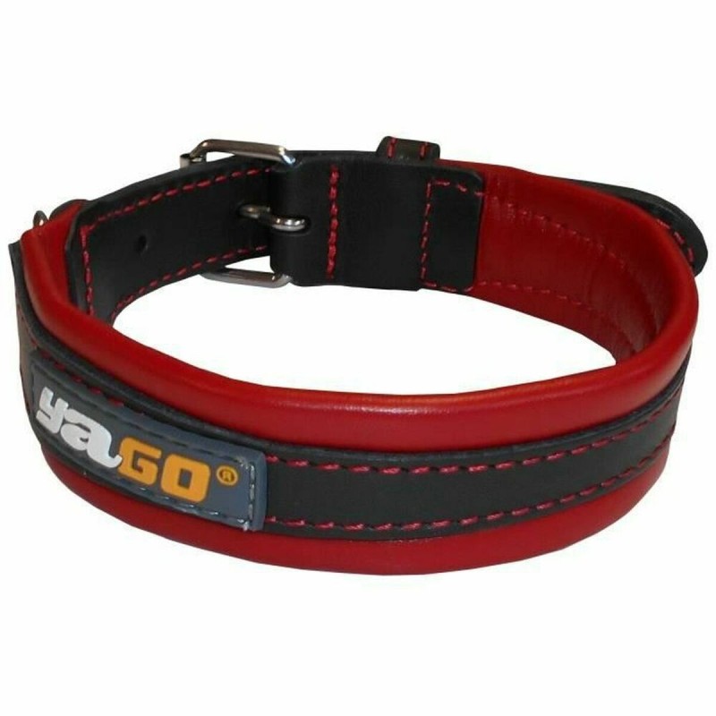 Collare per Cani Yago M Nero/Rosso 34-43 cm Rosso/Nero Collare per Cani Yago M Nero/Rosso 34-43 cm Rosso/Nero