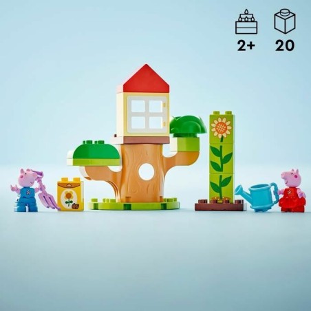 Set di Costruzioni Lego Peppa Pig's Garden and Treehouse Multicolore