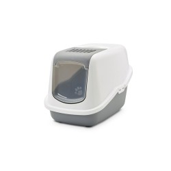 Lettiera per Gatti Savic Nestor Bianco Grigio Plastica