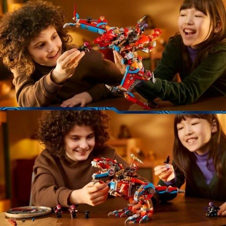 Set di Costruzioni Lego Cooper's C-Rex Dinosaur Robot Multicolore