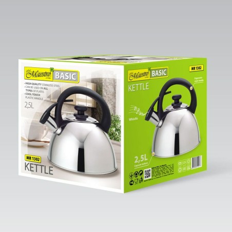 Teiera Feel Maestro MR-1302 Nero Acciaio inossidabile 2 L