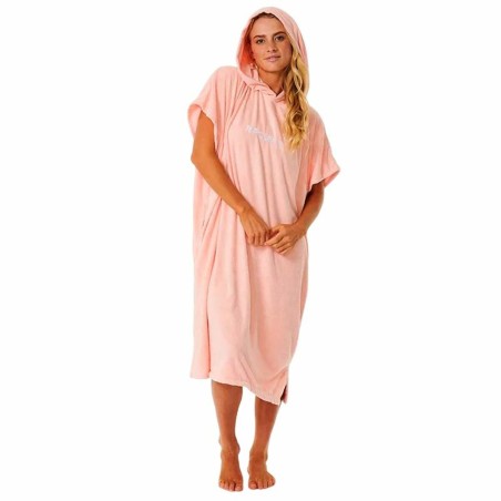 Poncho-Asciugamano con Cappuccio Rip Curl Classic Surf Salmone