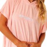 Poncho-Asciugamano con Cappuccio Rip Curl Classic Surf Salmone