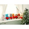 Orsetto di Peluche GO GIFT FRANK 50 WH Bianco Stoffa Cuore 50 cm