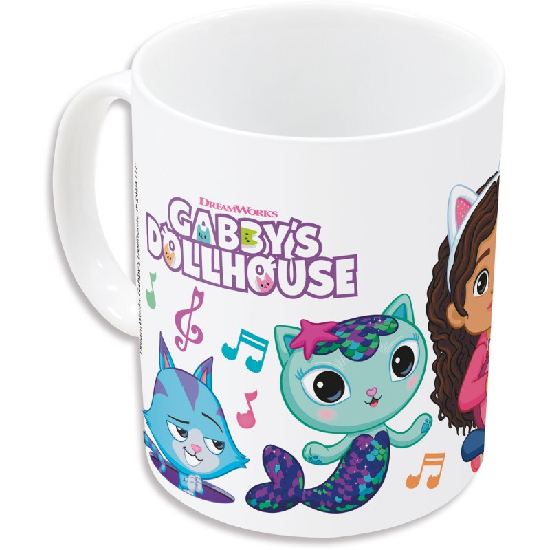 Tazza Mug Gabby's Dollhouse Party Rosa chiaro 350 ml 325 ml Ceramica Pacco Regalo