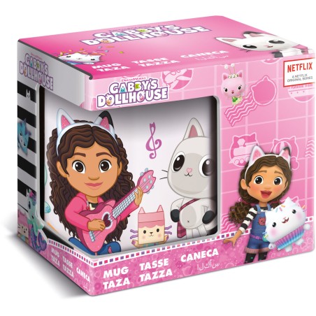 Tazza Mug Gabby's Dollhouse Party Rosa chiaro 350 ml 325 ml Ceramica Pacco Regalo