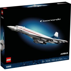 Set di Costruzioni Lego 10318 Concorde Bianco 2083 Pezzi
