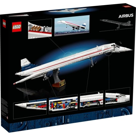 Set di Costruzioni Lego 10318 Concorde Bianco 2083 Pezzi