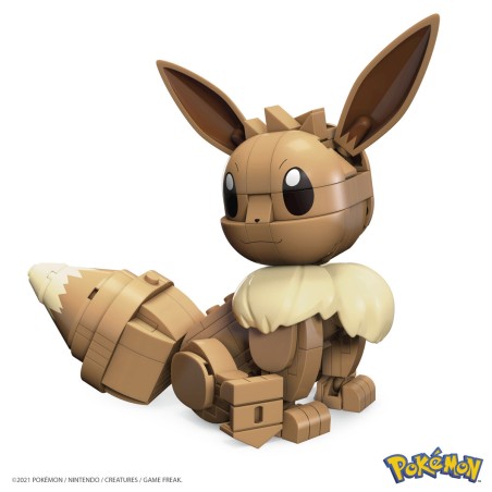 Statuetta Articolata Mega Construx  Eevee Medium + 7 Anni 215 Pezzi