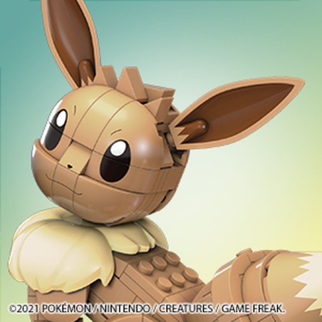 Statuetta Articolata Mega Construx  Eevee Medium + 7 Anni 215 Pezzi