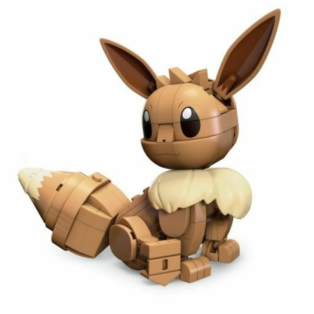 Statuetta Articolata Mega Construx  Eevee Medium + 7 Anni 215 Pezzi