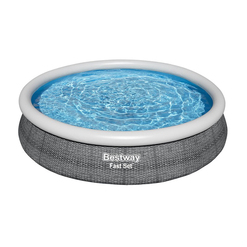 Bestway Piscina Gonfiabile per Adulti Aro Ratan con Depuratore 366x76 cm Giardino 57445 Bestway Piscina Gonfiabile per Adulti Aro Ratan con Depuratore 366x76 cm Giardino 57445