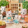 Accessori per Casa delle Bambole Sylvanian Families 5738 Latte Cat Family