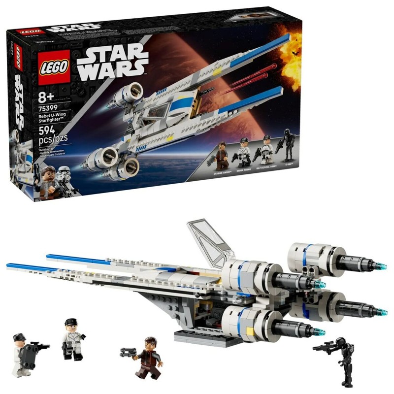 Set di Costruzioni Lego STAR WARS 75399 Rebel U-Wing Starfighter 594 Pezzi