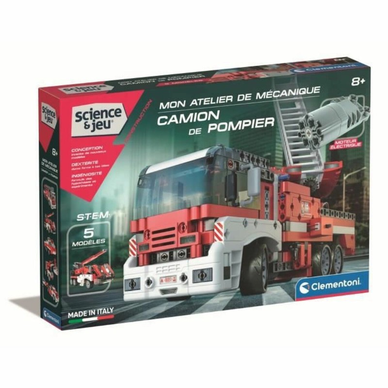 Camion dei Pompieri Clementoni Fire Truck STEM + 8 Anni 5 Modelli Camion dei Pompieri Clementoni Fire Truck STEM + 8 Anni 5 Modelli
