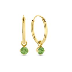 Orecchini Donna New Bling 9NB-1213 Dorato Verde