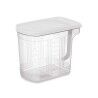 Contenitore per Conservare gli Alimenti Kinvara 02 1507 Grigio Trasparente 2,5 L 20,5 x 17 x 13 cm (24 Unità)