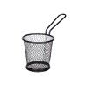 Cestino per Servire Aperitivi Kinvara W8088S-BLACK Nero Metallo 16 x 11,5 x 8 cm (12 Unità)