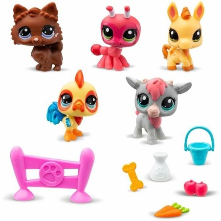 Figure di animali Bandai Littlest Pet Shop Plastica