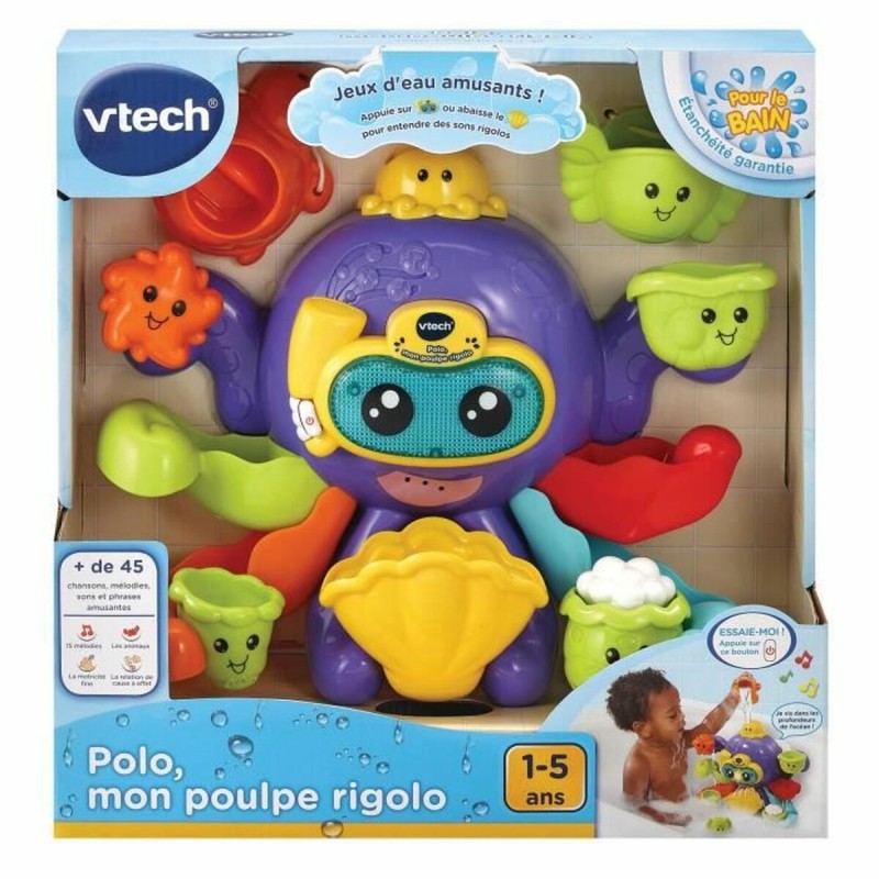 Giocattoli da Bagno Vtech Baby Polo, My Funny Octopus acquatico Giocattoli da Bagno Vtech Baby Polo, My Funny Octopus acquatico