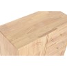 Credenza Home ESPRIT Naturale Metallo Rattan Legno d'albero della gomma 73,5 x 35 x 78 cm