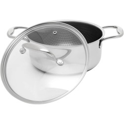 Pentola con Coperchio Kohersen 71103 Argentato Acciaio inossidabile Alluminio Ø 20 cm 2,8 L