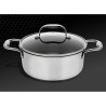 Pentola con Coperchio Kohersen 71103 Argentato Acciaio inossidabile Alluminio Ø 20 cm 2,8 L