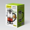 Teiera Feel Maestro MR-1860-600 Nero Acciaio Acciaio inossidabile Vetro Borosilicato 600 ml