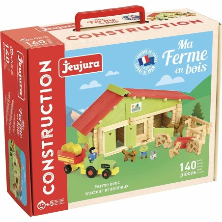 Fattoria con gli Animali Jeujura Wooden Farm Playset