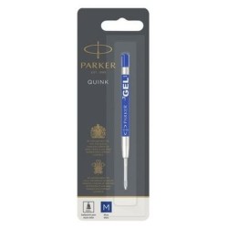 Cartuccia di ricambio per penna Parker Quink Flow Azzurro (12 Unità)