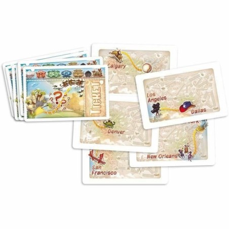 Gioco da Tavolo Asmodee Rail Adventurers : My First Voyage (FR) Nero Azzurro Bianco Verde