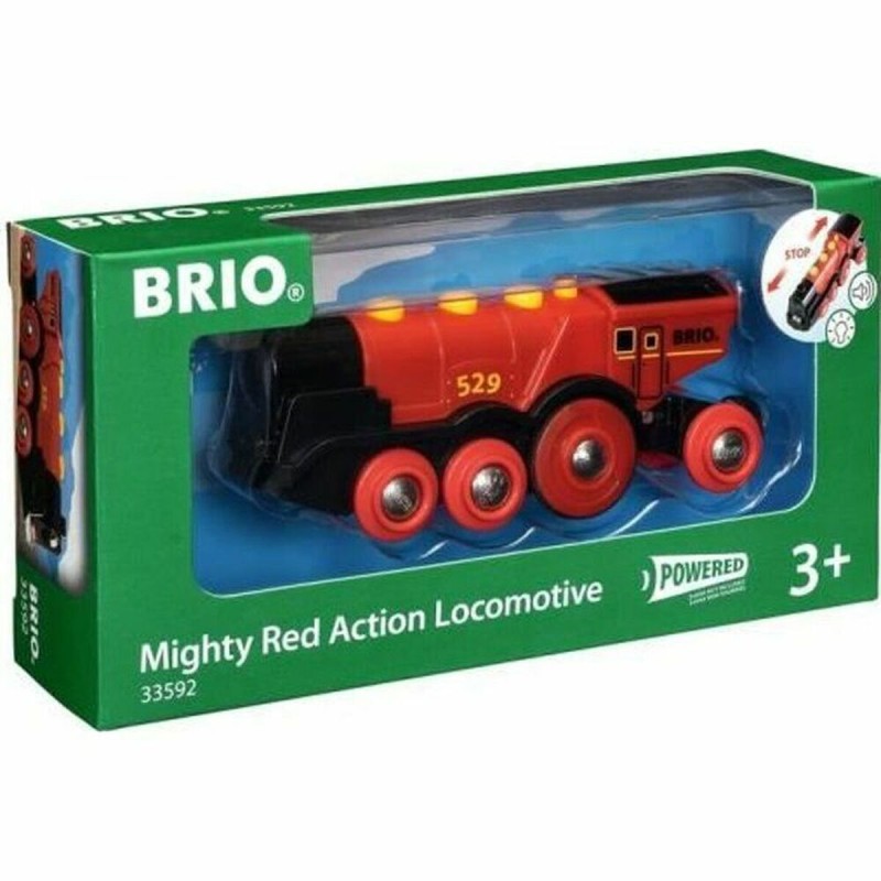 Treno Brio Powerful Red Stack Locomotive Treno Brio Powerful Red Stack Locomotive